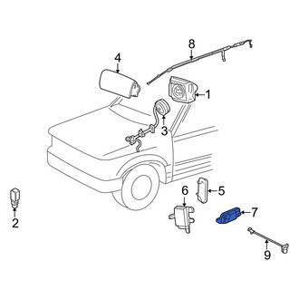 Mazda OE - Rear Air Bag Impact Sensor