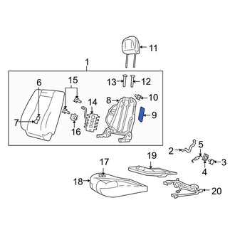 Mazda OE - Front Left Seat Air Bag