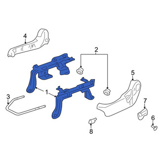 Mazda OE - Right Outer Seat Track