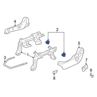 Mazda OE - Front Left Seat Track Cover