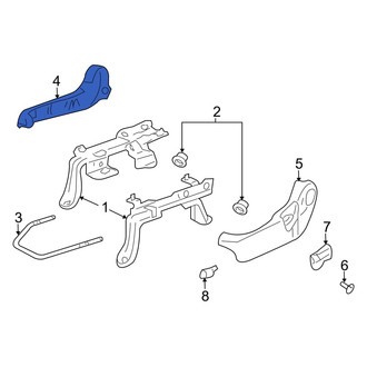 Mazda OE - Right Outer Seat Trim Panel