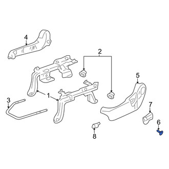 Mazda OE - Front Left Seat Trim Panel Screw
