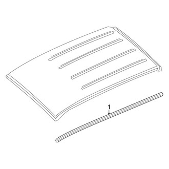 Mazda OE - Roof - Exterior Trim (W/O Sunroof), (FULL HYBRID EV-GAS (FHEV))