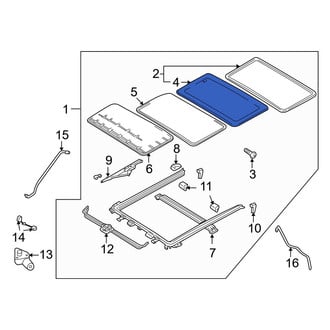 Mazda OE - Sunroof Seal