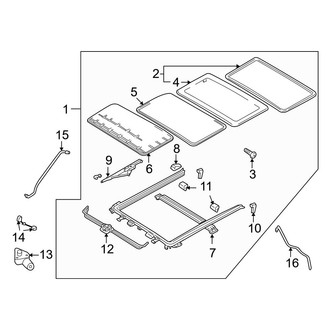 Mazda OE - Roof - Sunroof (With Sunroof), (FULL HYBRID EV-GAS (FHEV))