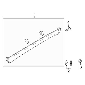Mazda OE - Pillars, Rocker & Floor - Exterior Trim (FULL HYBRID EV-GAS (FHEV))