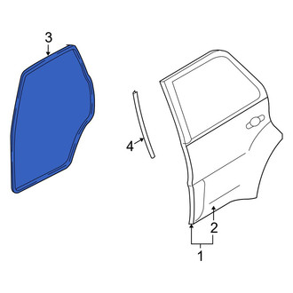 Mazda OE - Rear Door Seal