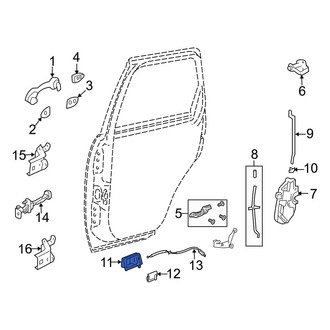 Mazda OE - Front Left Inner Interior Door Handle