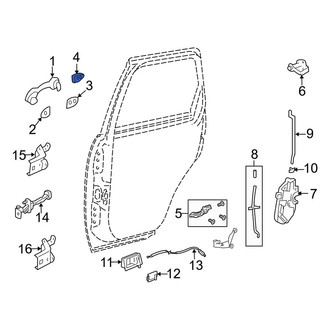 Mazda OE - Front Right Exterior Door Handle Cover