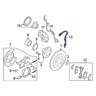 Mazda OE - Rear Right Brake Hydraulic Hose