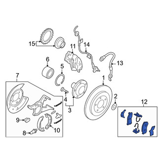 Mazda OE - Front Disc Brake Pad Set