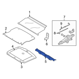 Mazda OE - Rear Liftgate Trim Scuff Plate