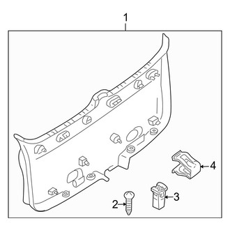 Mazda OE - Lift Gate - Interior Trim (FULL HYBRID EV-GAS (FHEV))