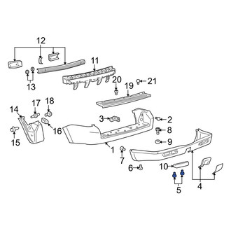 Mazda OE - Rear Valance Panel Clip