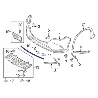 Mazda OE - Front Center Bumper Trim