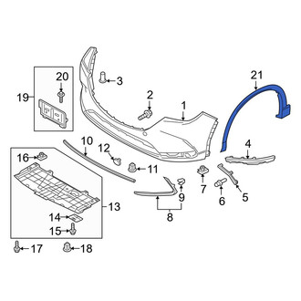 Mazda OE - Front Right Wheel Arch Molding