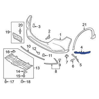 Mazda OE - Front Left Fog Light Trim