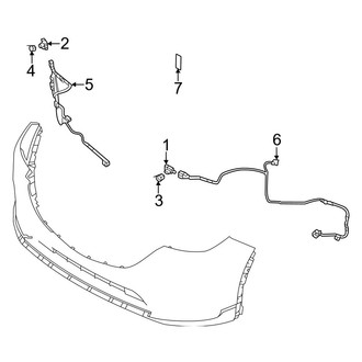 Mazda OE - Front Bumper & Grille - Bumper & Components (Electrical Components)