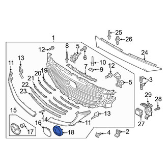 Mazda OE - Grille Emblem Bracket