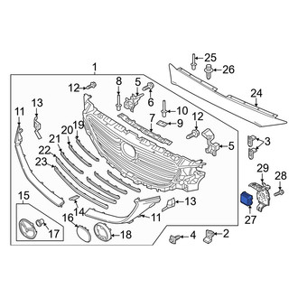 Mazda OE - Front Cruise Control Distance Sensor