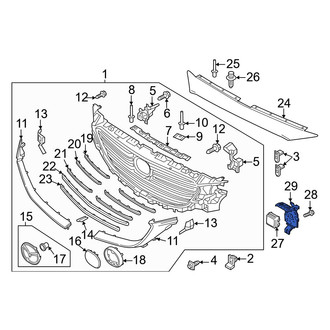 Mazda OE - Cruise Control Distance Sensor Bracket