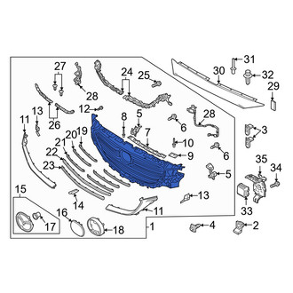 Mazda OE - Front Grille