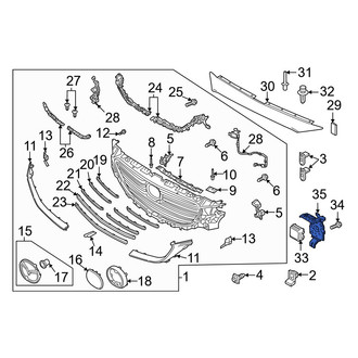 Mazda OE - Cruise Control Distance Sensor Bracket