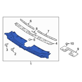 Mazda OE - Front Radiator Support Access Cover