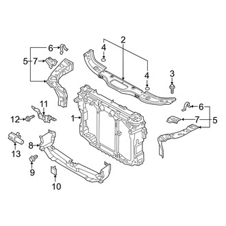 Mazda OE - Radiator Support