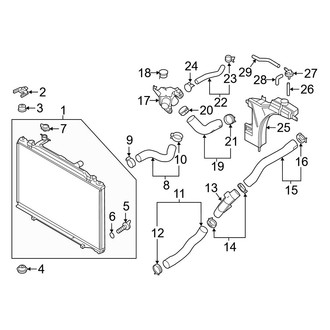 Mazda OE - Cooling - Radiator & Components