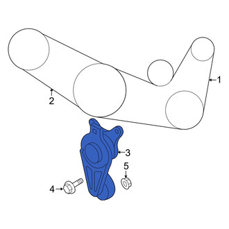 Mazda OE - Accessory Drive Belt Tensioner Assembly