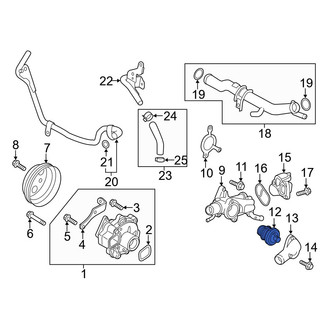 Mazda OE - Engine Coolant Thermostat
