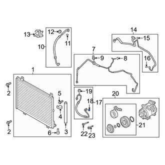 Mazda OE - Front A/C Line O-Ring