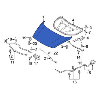 Mazda OE - Front Hood Panel