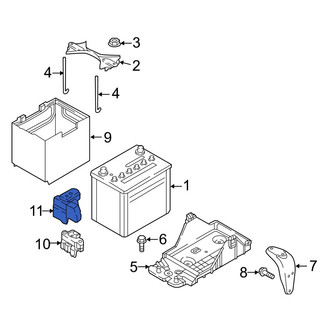 Mazda OE - Battery Terminal Cover