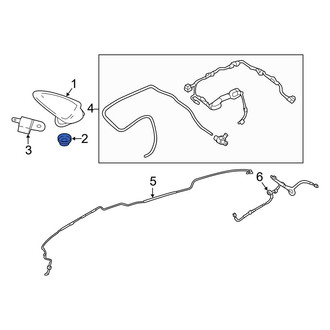 Mazda OE - Radio Antenna Mast Nut
