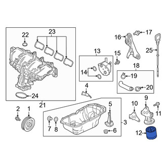 Mazda OE - Engine Oil Filter