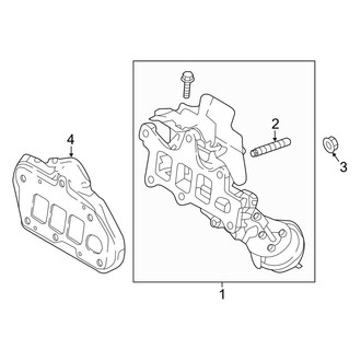Mazda OE - Exhaust System - Manifold