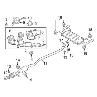 Mazda OE - Exhaust Pipe Stud