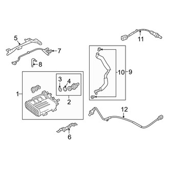 Mazda OE - Emission System - Emission Components
