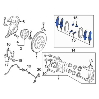 Mazda OE - Front Disc Brake Pad Set