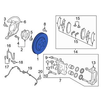Mazda OE - Front Disc Brake Rotor