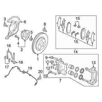 Mazda OE - Front Suspension - Brake Components