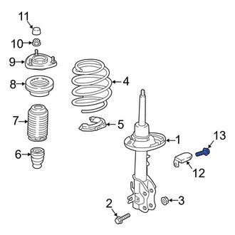 Mazda OE - Lower Suspension Strut Bolt