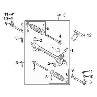 Mazda OE - Steering Tie Rod End Cotter Pin