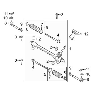 Mazda OE - Steering Gear & Linkage