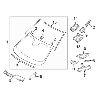 Mazda OE - Windshield & Components