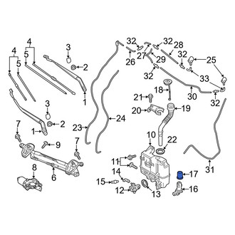 Mazda OE - Washer Fluid Level Sensor Seal