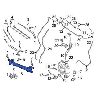Mazda OE - Wiper Linkage
