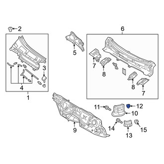 Mazda OE - ABS Hydraulic Assembly Nut